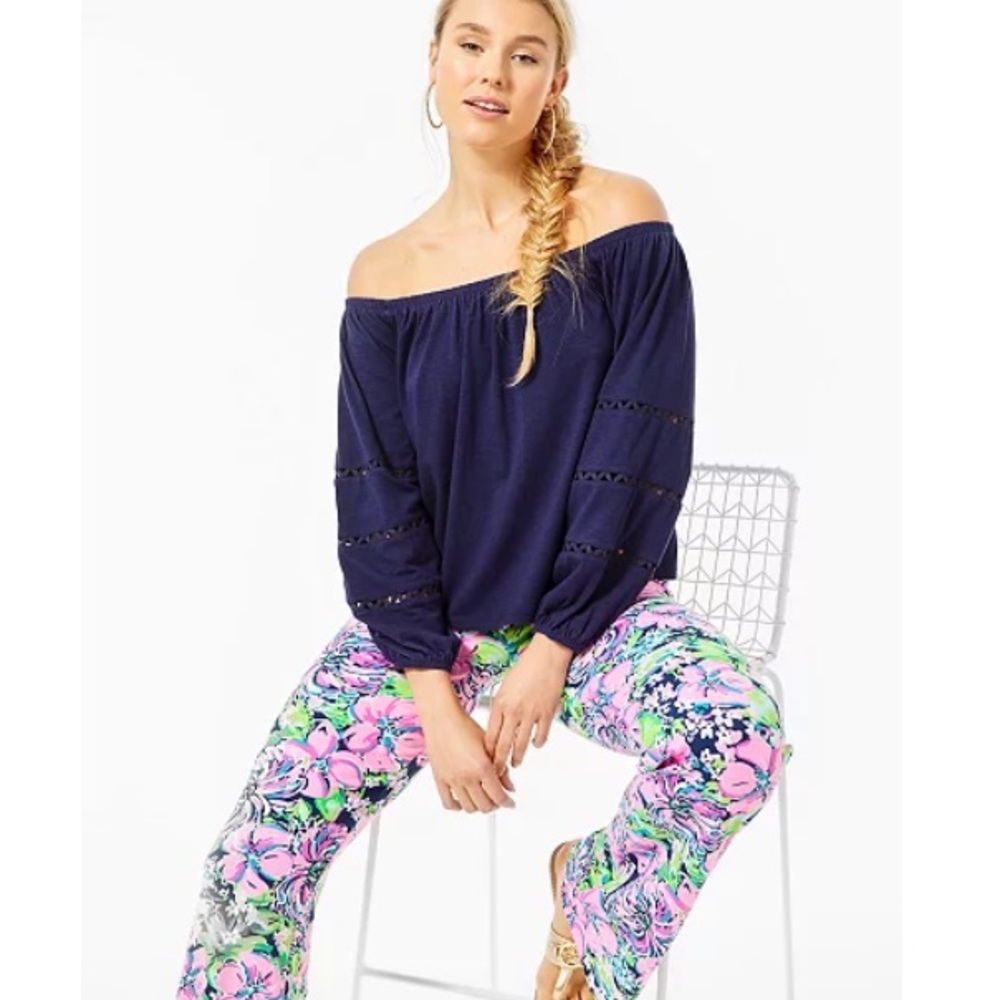 NWOT Lilly Pulitzer Katt off the shoulder top